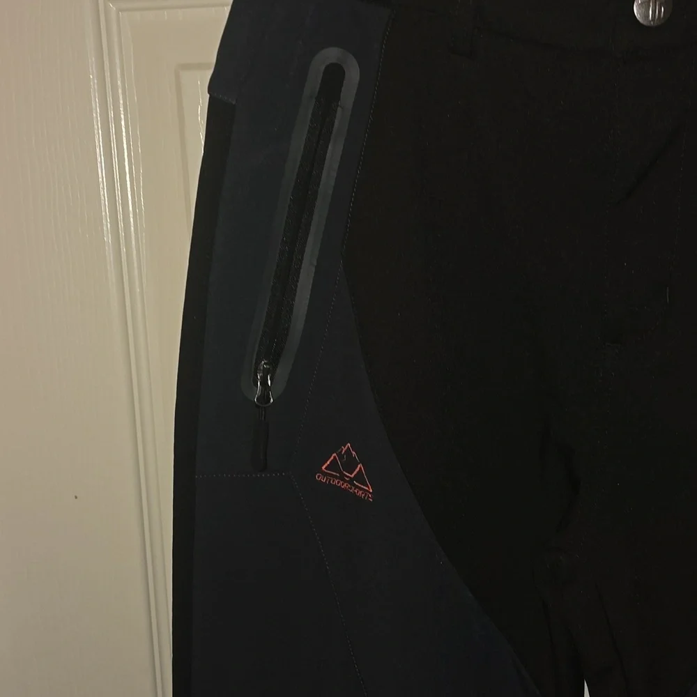 Black and Gray Outdoor cold‎  Ski Pants Outdoor Sports